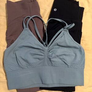 HALARA bundle strappy sports bra and leggings